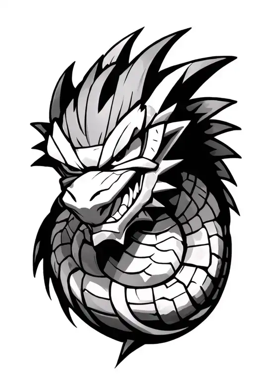 Aztec Dragon Ball Z Cell