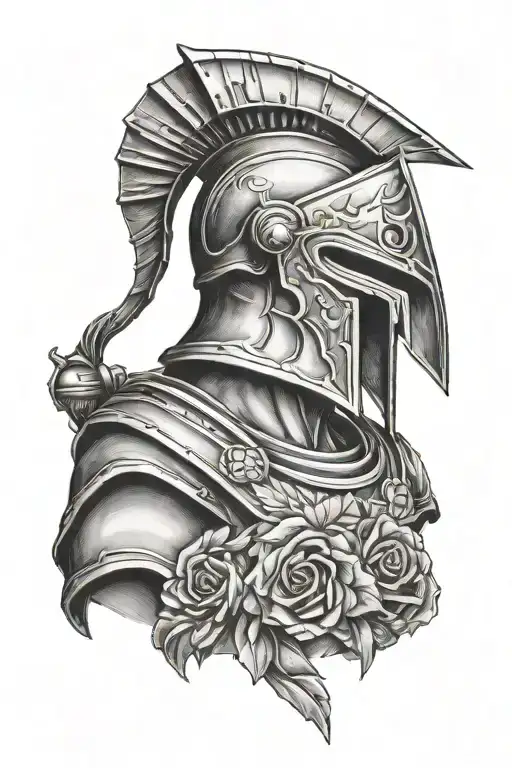 Spartan With Memento Mori Memento Vivere