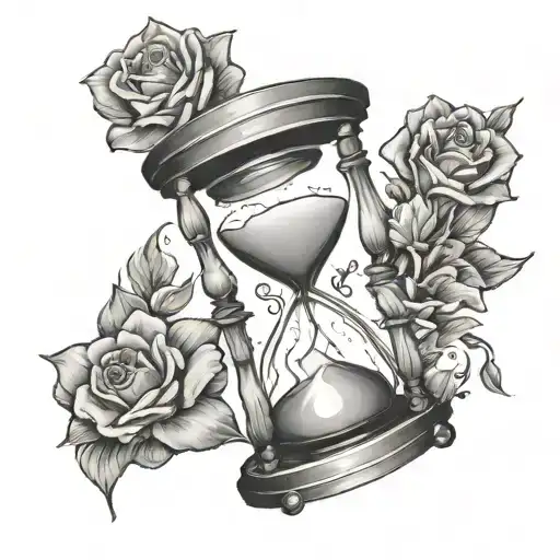 Beaten But Not Broken Hourglass