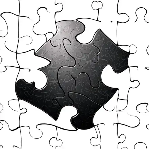 Fine Line Jigsaw Puzzle Pieces