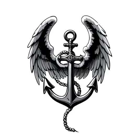 Angel Around A Life Marine Anchor