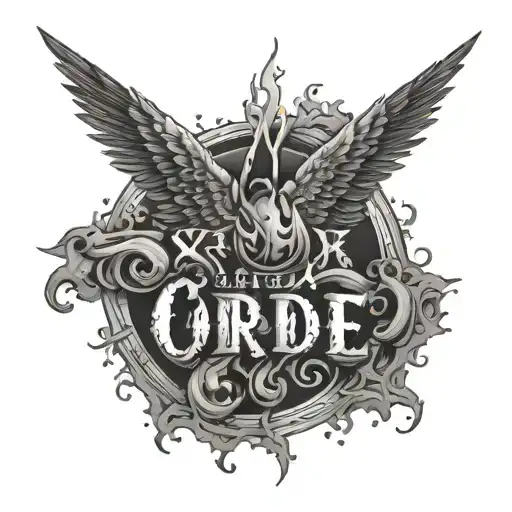 The Word Skydxddy With The Word Traumacore As The Shadow