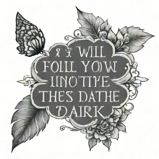 Lyrics From I Will Follow You Into The Dark By Death Cab For Cutie