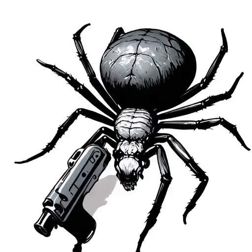 Spider With Paint Gun