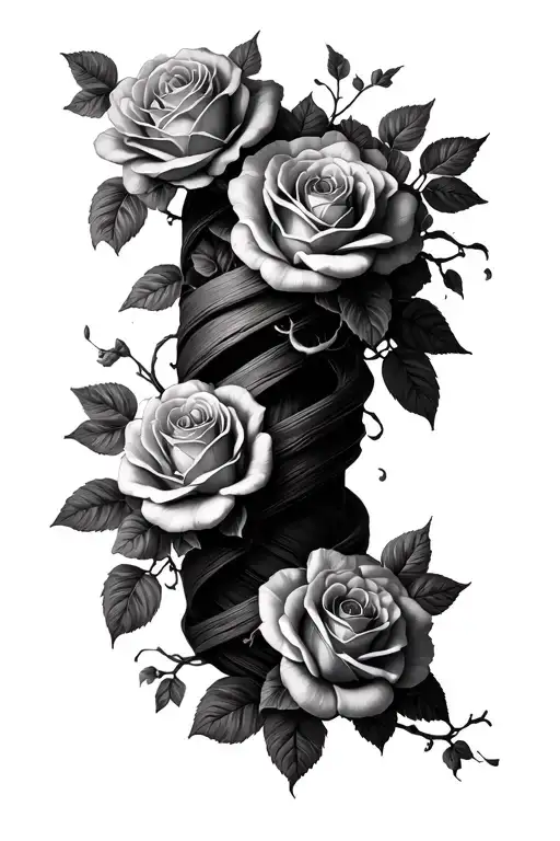 Poison Tree And Roses Wrapped