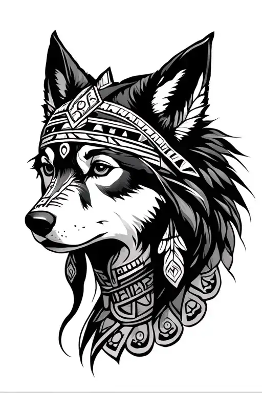 Aztec Princess Wolf Link