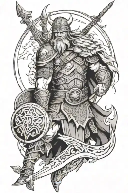 Norse Mythology Viking Warrior