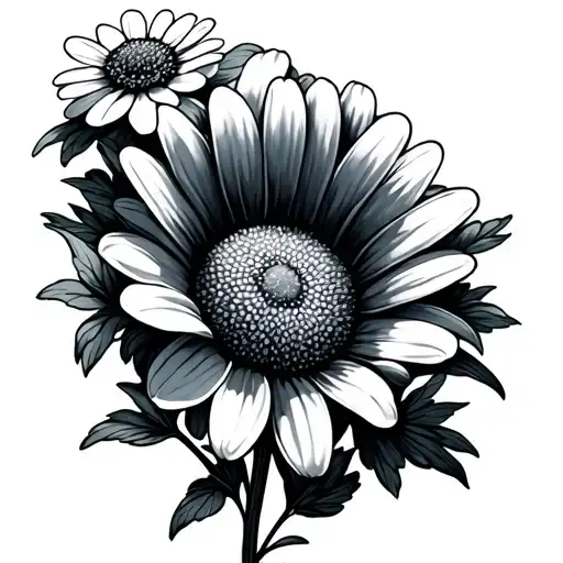 Forget Me Nots With Daisy