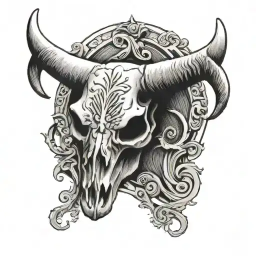 Number 602 With A Texas Longhorn Skull Inside The 0