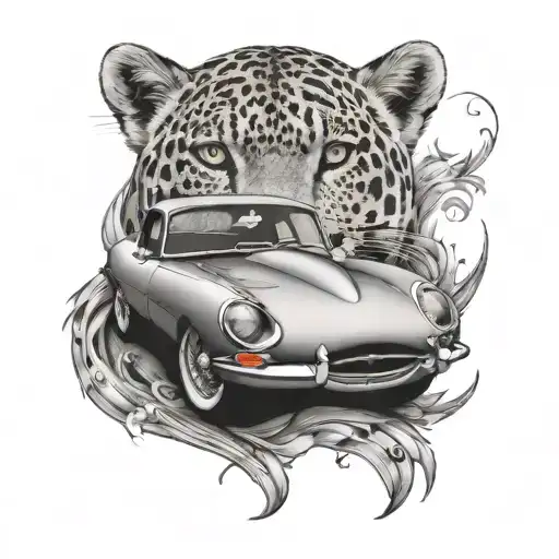 E Type Jaguar Car