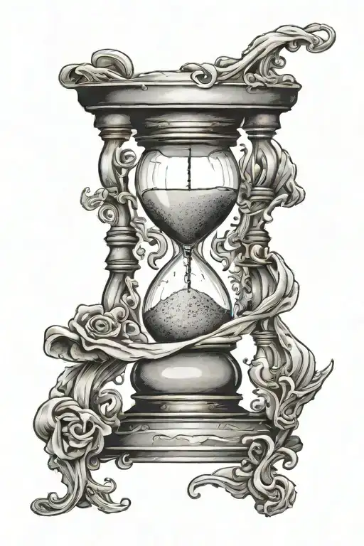 Time Sandglass Hourglass That Incorporates