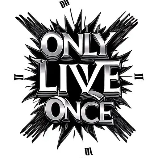 October 4 1996 Roman Numeral Word Only Live Once