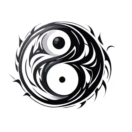 Tribal Yin And The Symbol