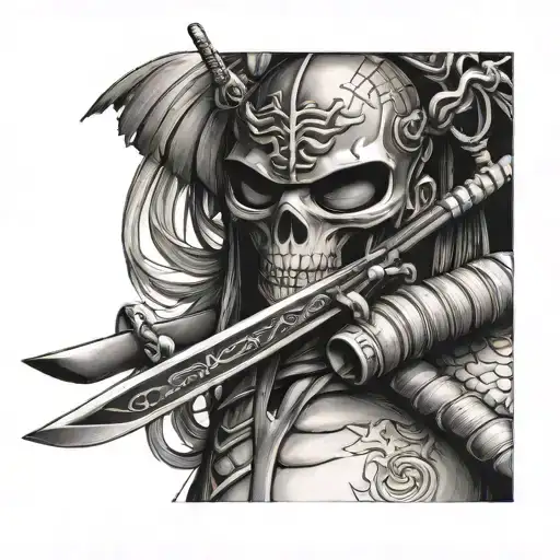 Katana With Centipede Wrapped