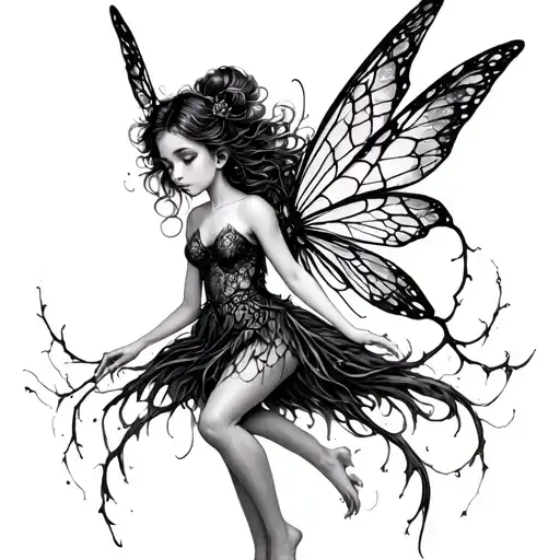 Fairy In Spiderweb