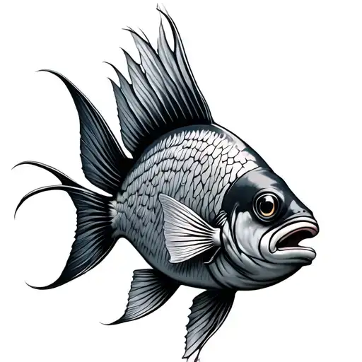 Titan Trigger Fish Swimming