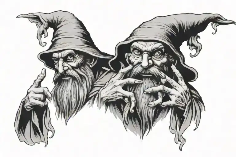 Wizard See No Evil Speak No Evil Hear See Speak