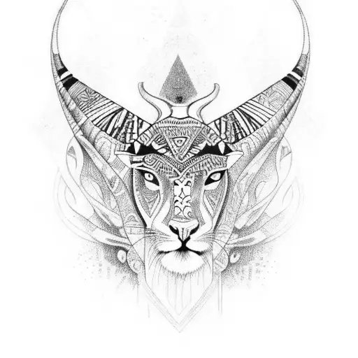 A Tribal-inspired Design Featuring African Wildlife