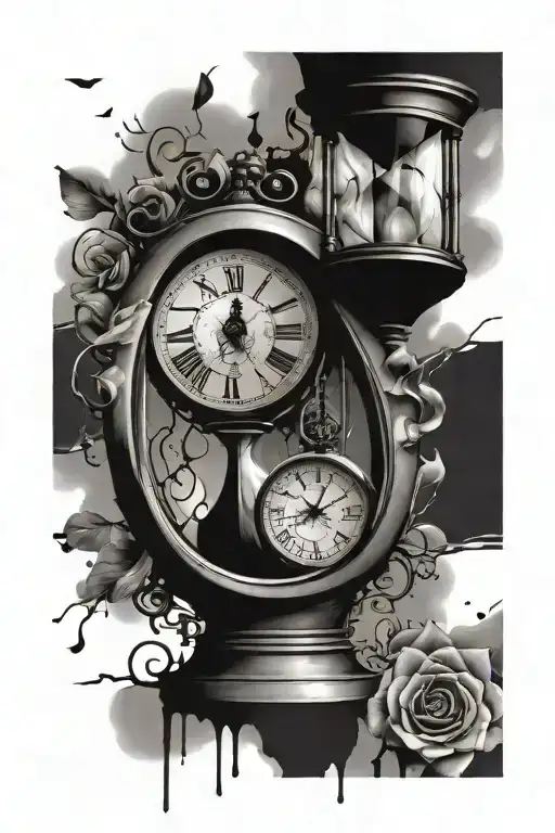 Broken Clocks And Broken Hourglasses Loss Of Time And Memories