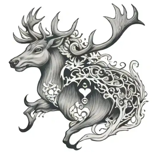 Deer In Heart Fish Hooks Incorporated