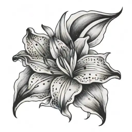 Cow-print Lily Flower