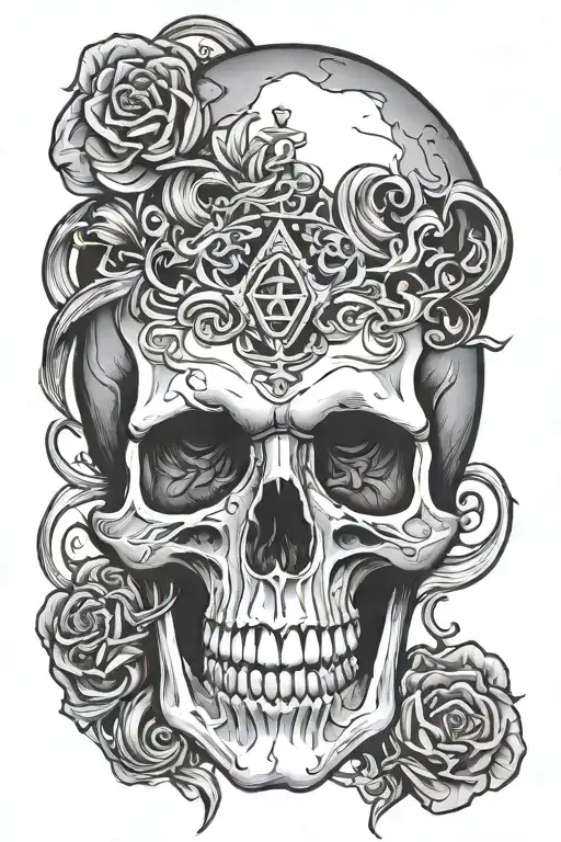 God Symbol Human Skull
