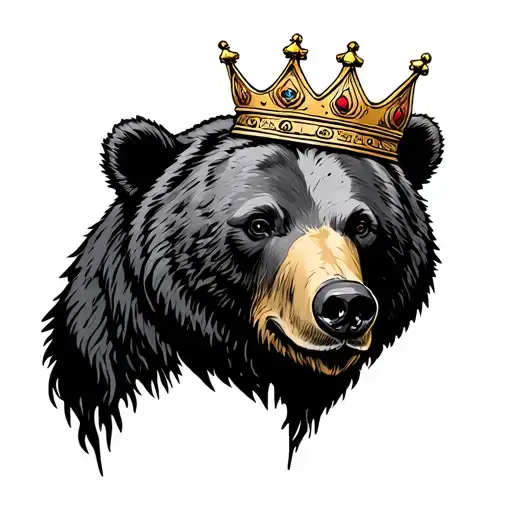 Bear With Crown Made
