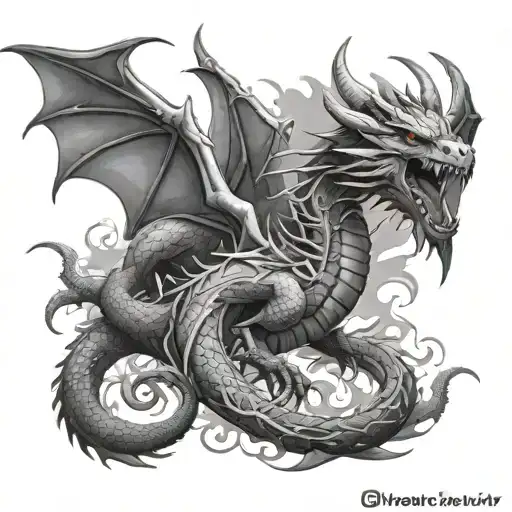 Good Vs Evil Dragon