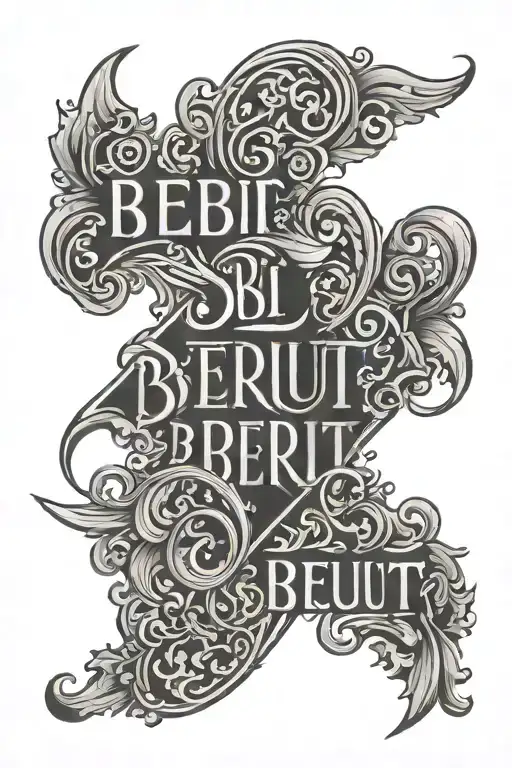Arabic Text Beirut