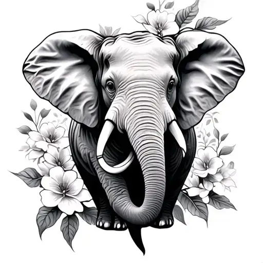 Flower Elephant Vine Wrapping