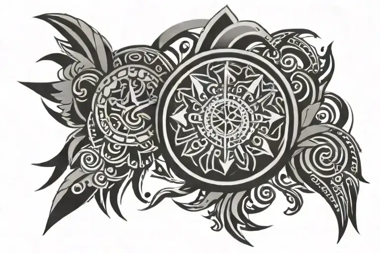 Tribal With Birthday Date