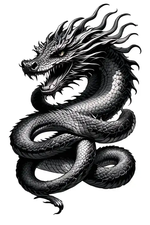 Dragon And Snake Wrapping
