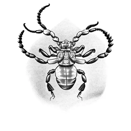 A Scorpion Stands On A Bucket