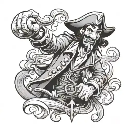 Captain Hook From The Cartoon Version