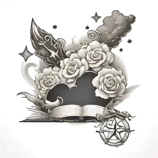 Bible Verse With Cloud And Star