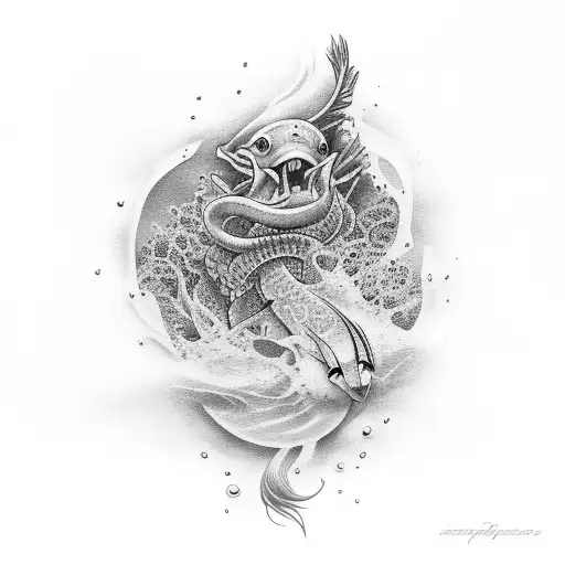 Tattooed Under Water