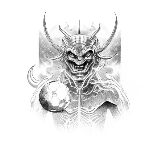 Demon Playing An Intergalactic Sport