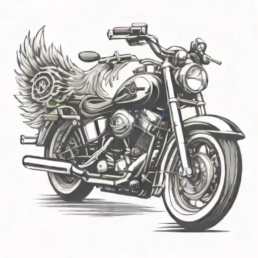 55 Harley Davidson Symbol