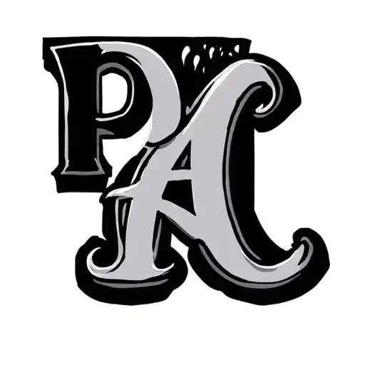 Pac Initials Of My Kids Name Written