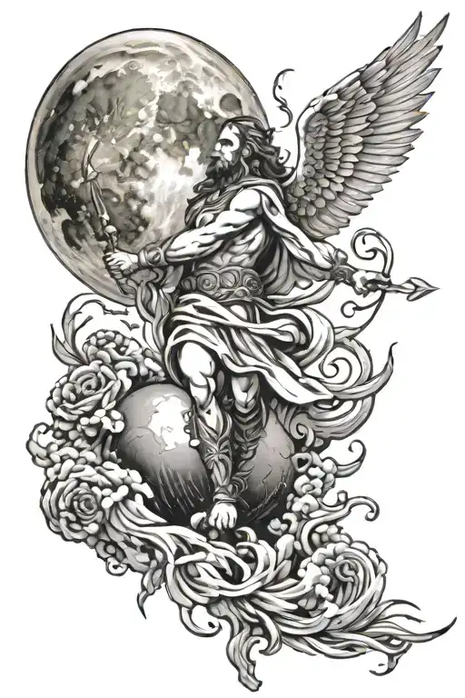 God Rising To The Moon