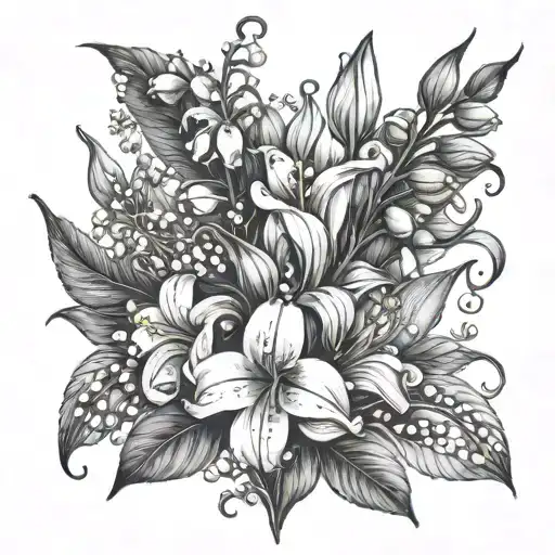 Lily Of The Valley Gladiolus Morning Glory Honeysuckle