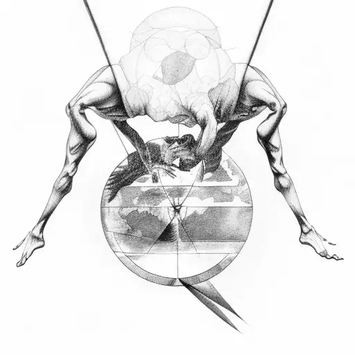 Fine Line Icarus Falling While Reaching Down