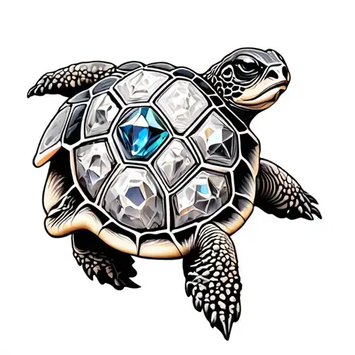 Turtle With Infinity Stones