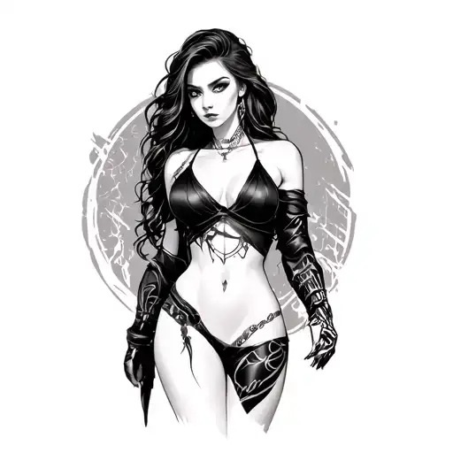 Modern Female Worrior