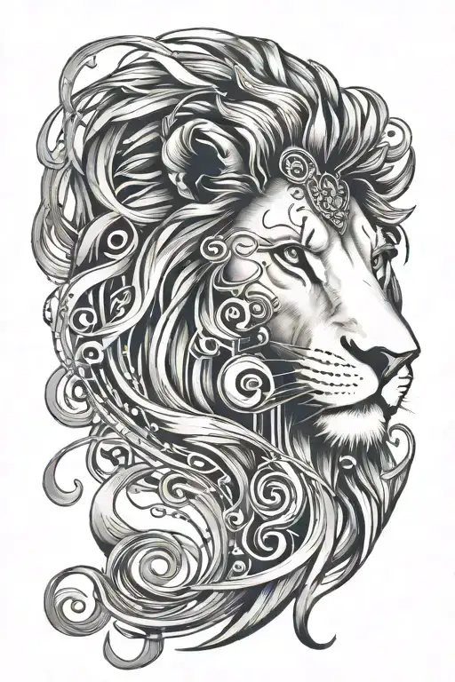 Lion Musical Notes
