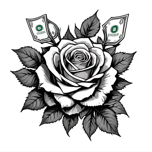 Vazquez With Money Roses Around On Arm Sleeve