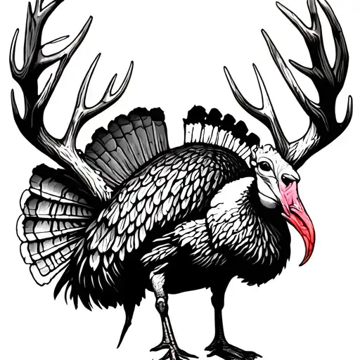 Deer Antler And Turkey