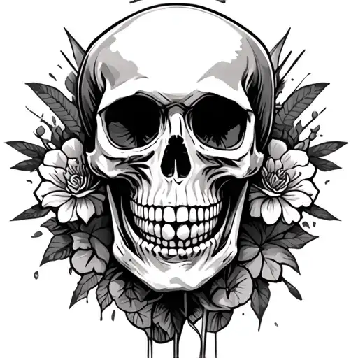 Skull Design For A Men Who Is Dreamer Entreprenure Traveller Partying Skeleton