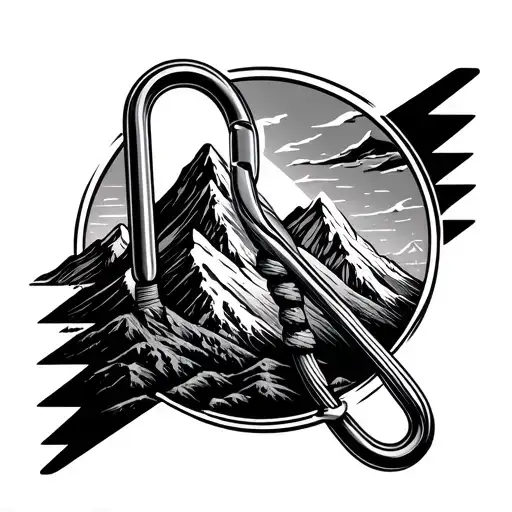 Mountain Carabiner Rope