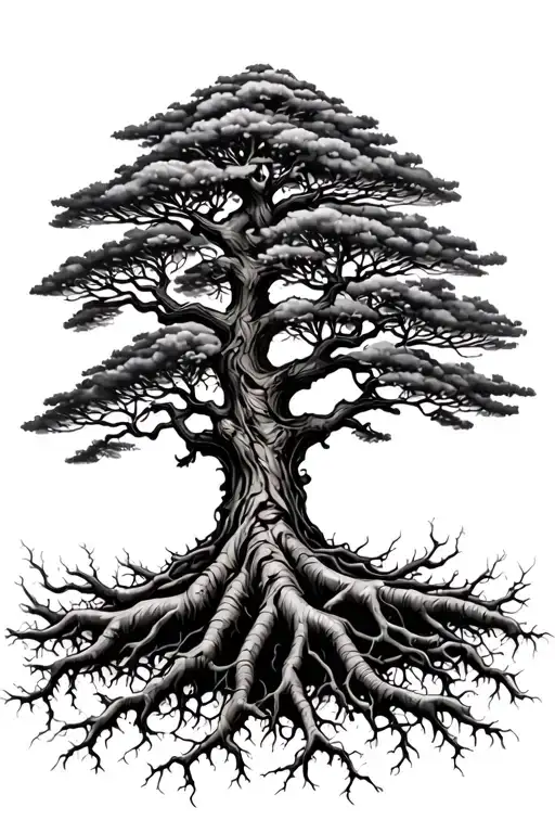 Tree And Roots Making 1559